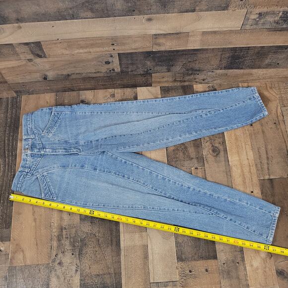 Vintage Punky Womens‎ Denim Blue 100% Cotton Jeans Retro Casual Minimalist - Picture 11 of 13